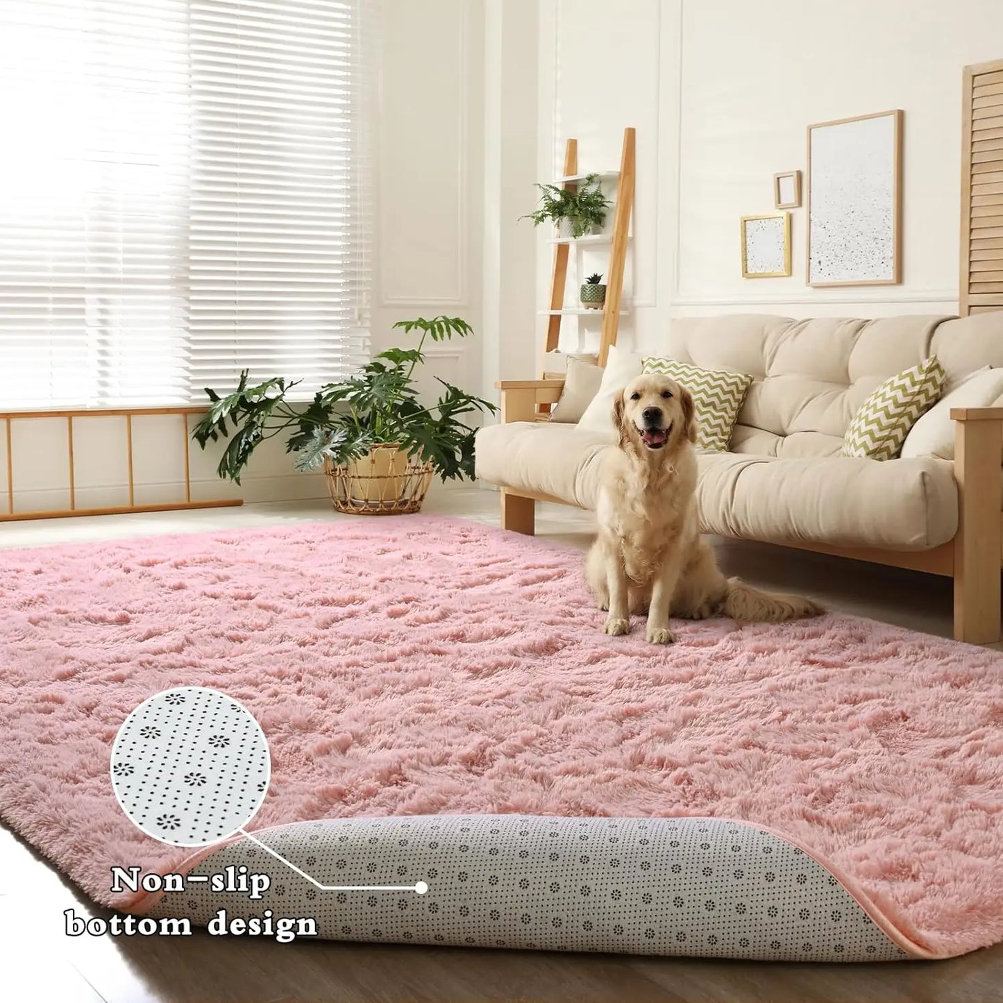 Fluffy Rug Indoor Plush Soft Carpet