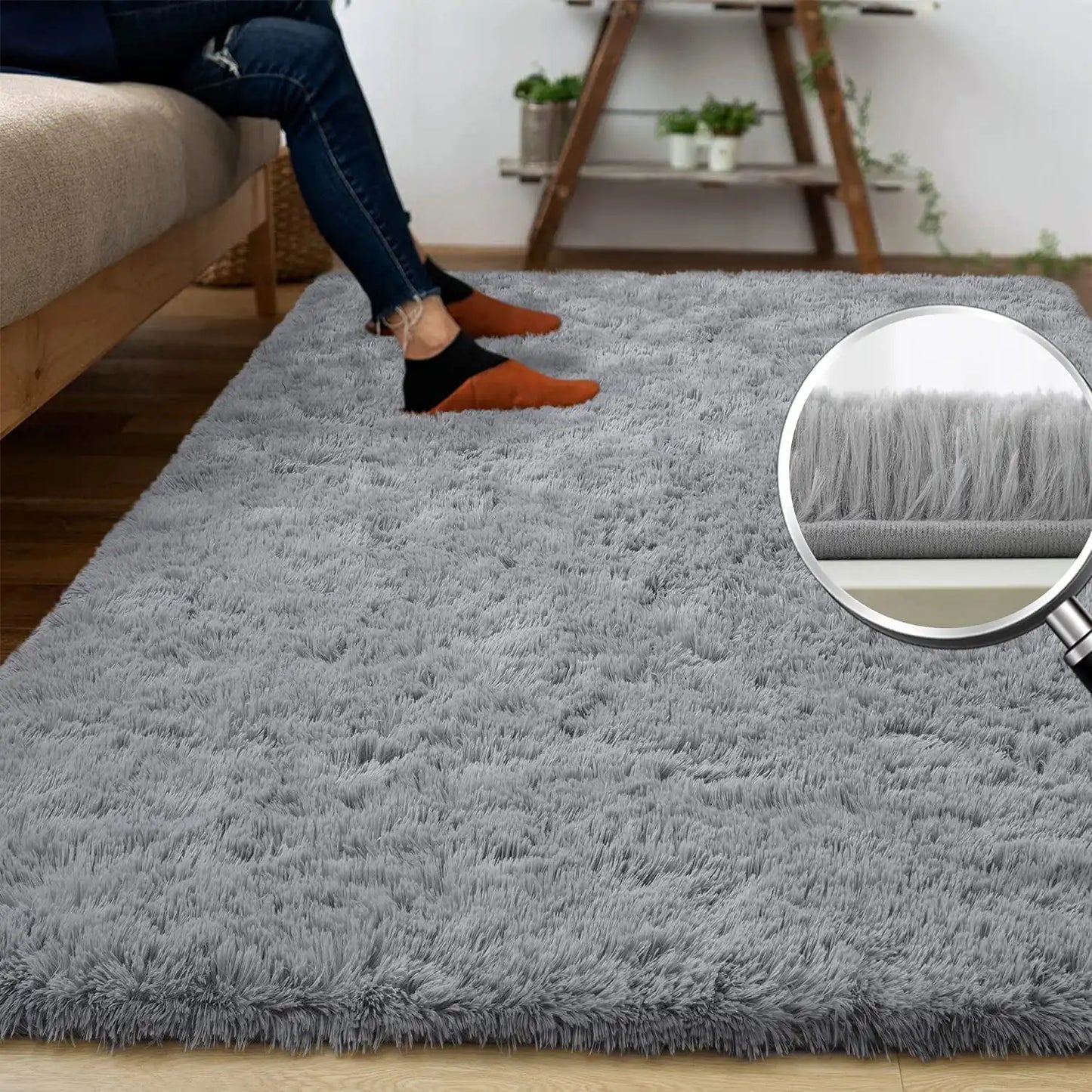 Fluffy Rug Indoor Plush Soft Carpet