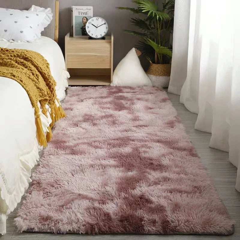 Plush Area Rug Bedroom Carpet