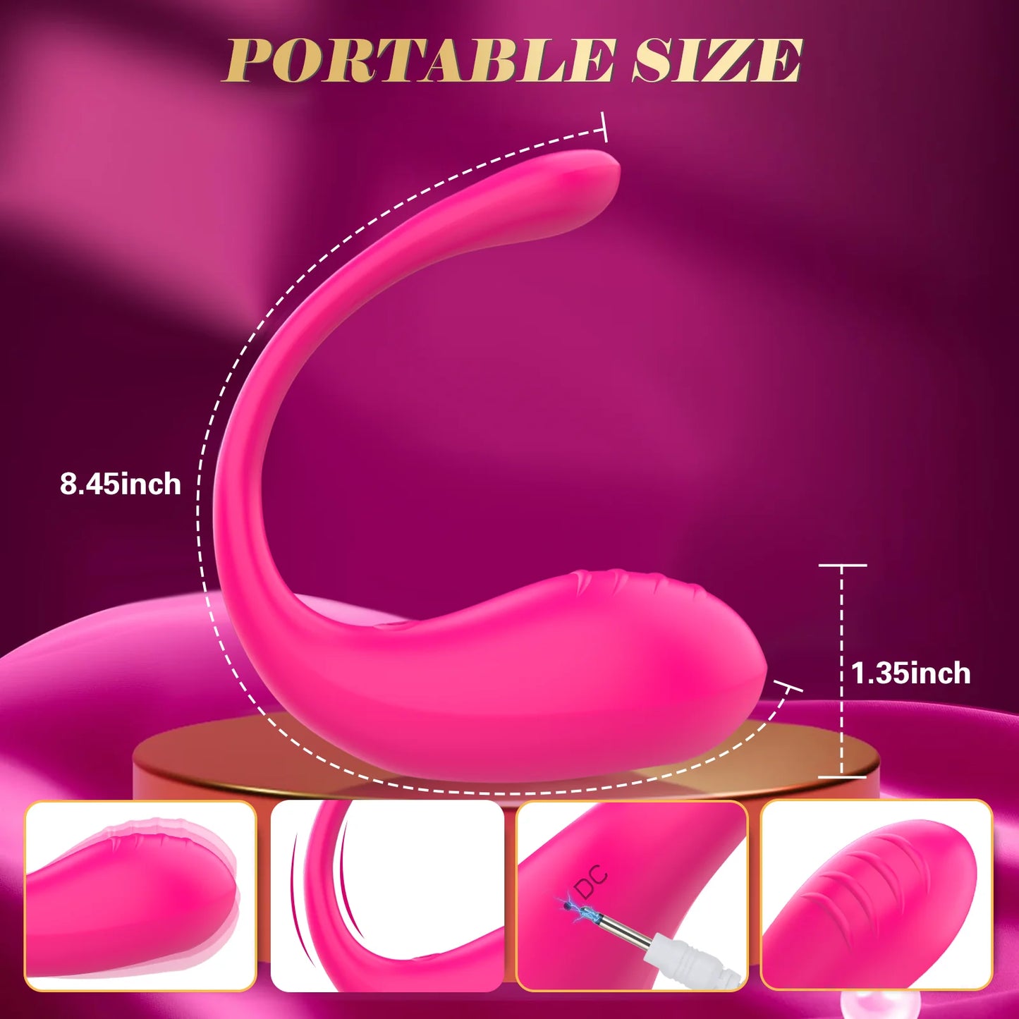 Wireless Bluetooth G Spot Dildo Vibrator