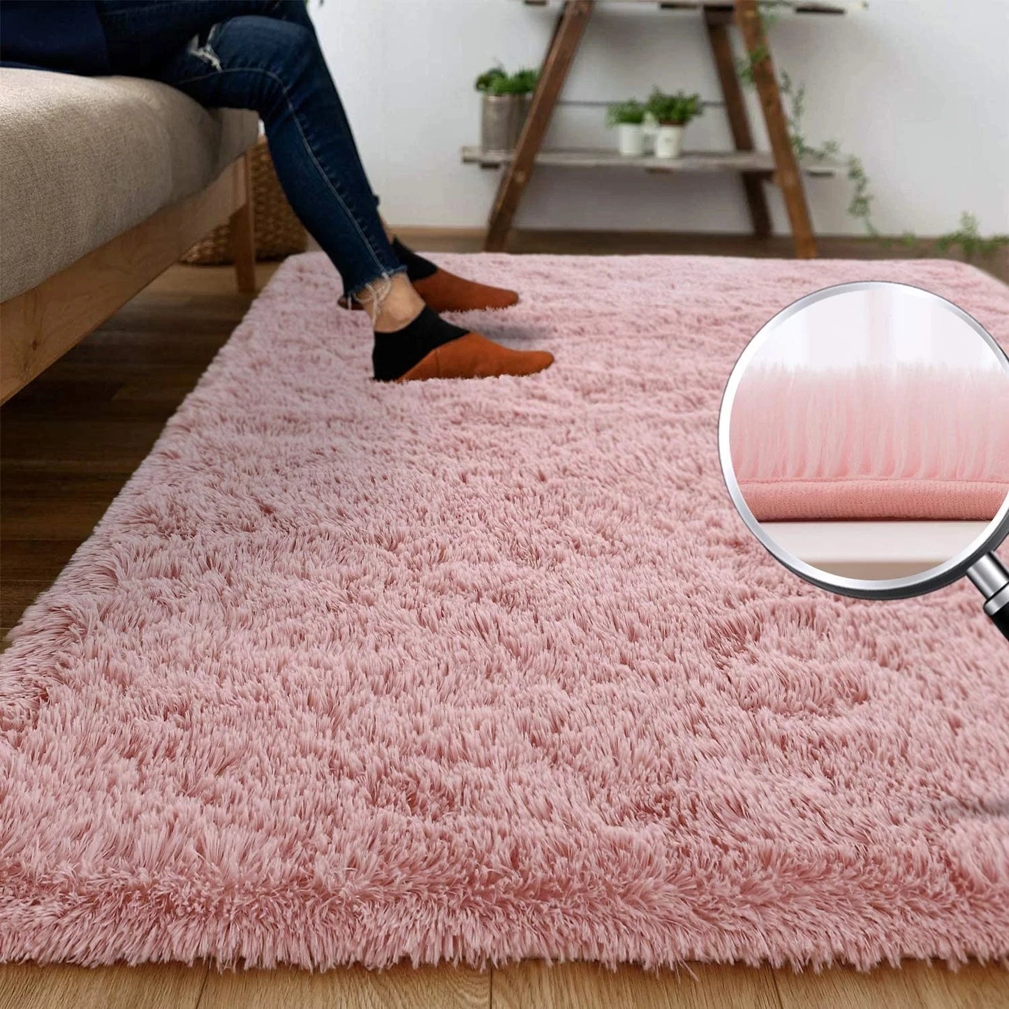 Fluffy Rug Indoor Plush Soft Carpet