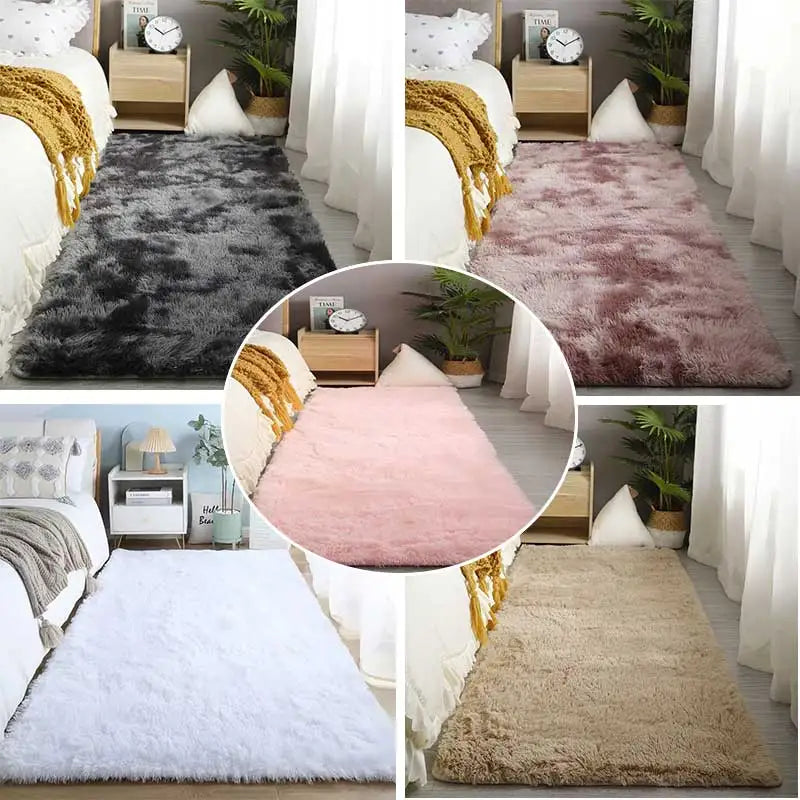 Plush Area Rug Bedroom Carpet