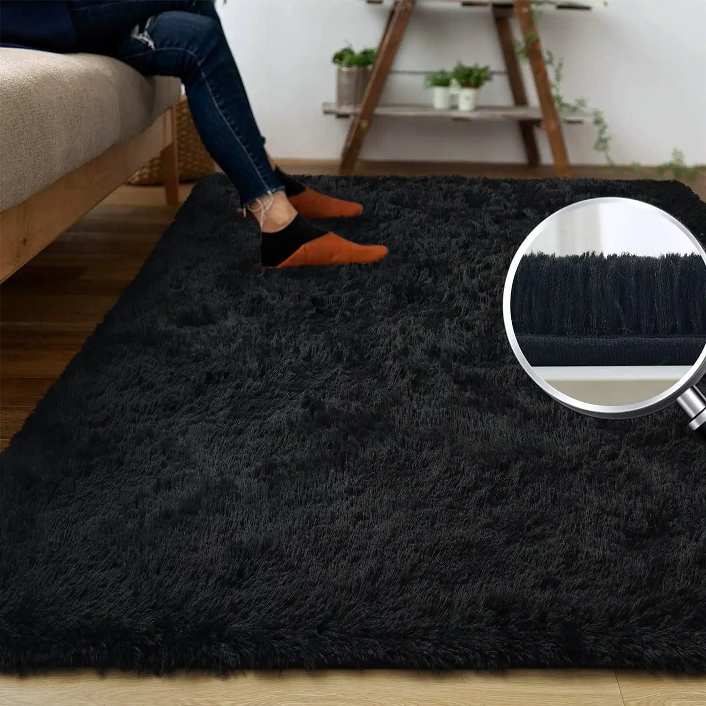 Fluffy Rug Indoor Plush Soft Carpet