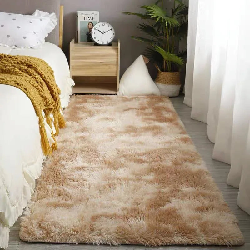 Plush Area Rug Bedroom Carpet