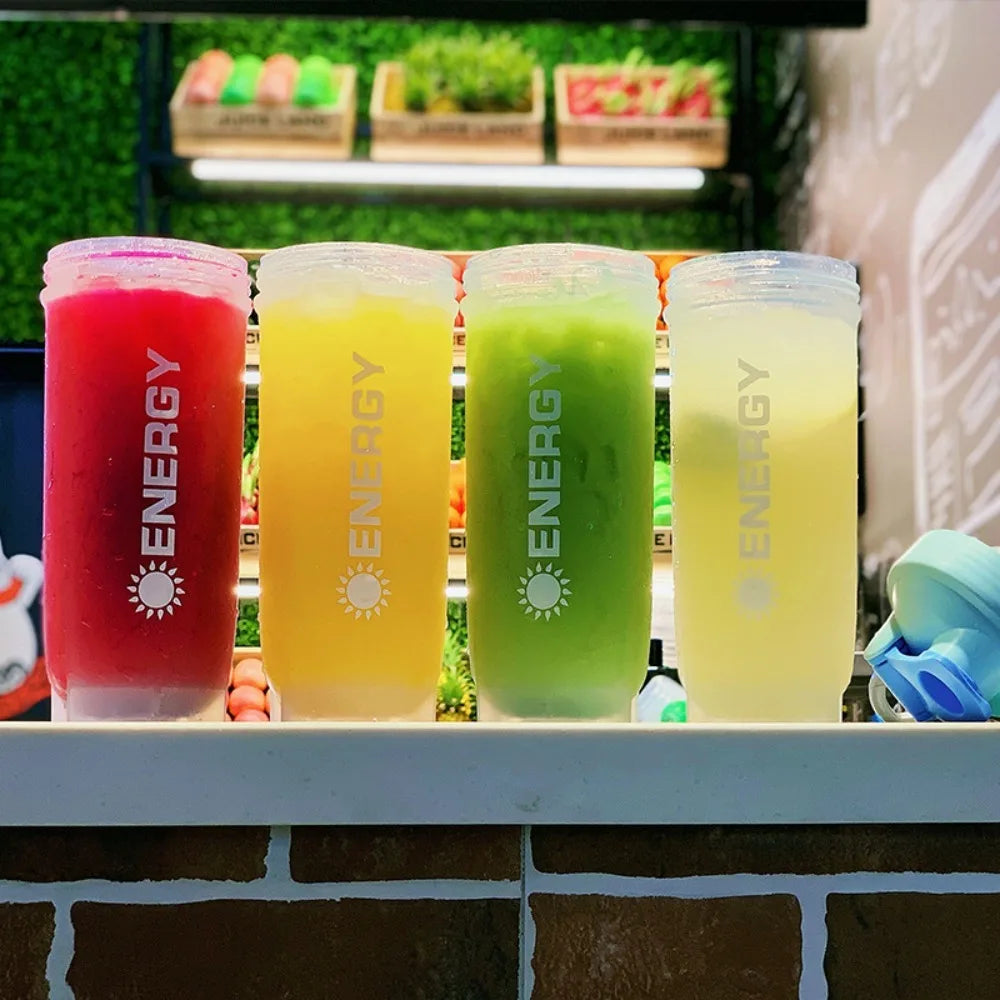 700ML/23 Oz High Quality Protein Powder Shake Cup Drinkware Outdoor Travel Portable Leak-proof Beverage Bottle Juice Cup